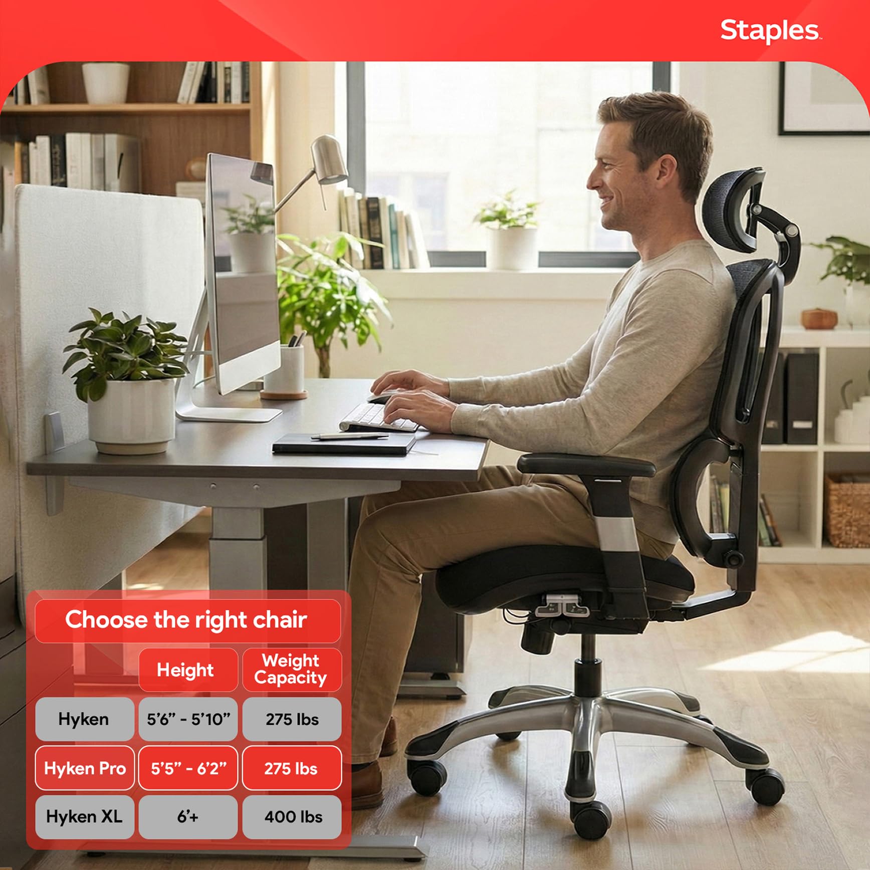 Ergonomic Task Chair, Mesh, Ergonomic, Lumbar Support, Swivel, Black