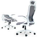 Model U | Folding Office Chair for Small Spaces | Ergonomic Design with High Rebound Mesh | Computer Desk Chair for Gaming | For Adults & Kids | Foldable & Compact with Flip Up Arms