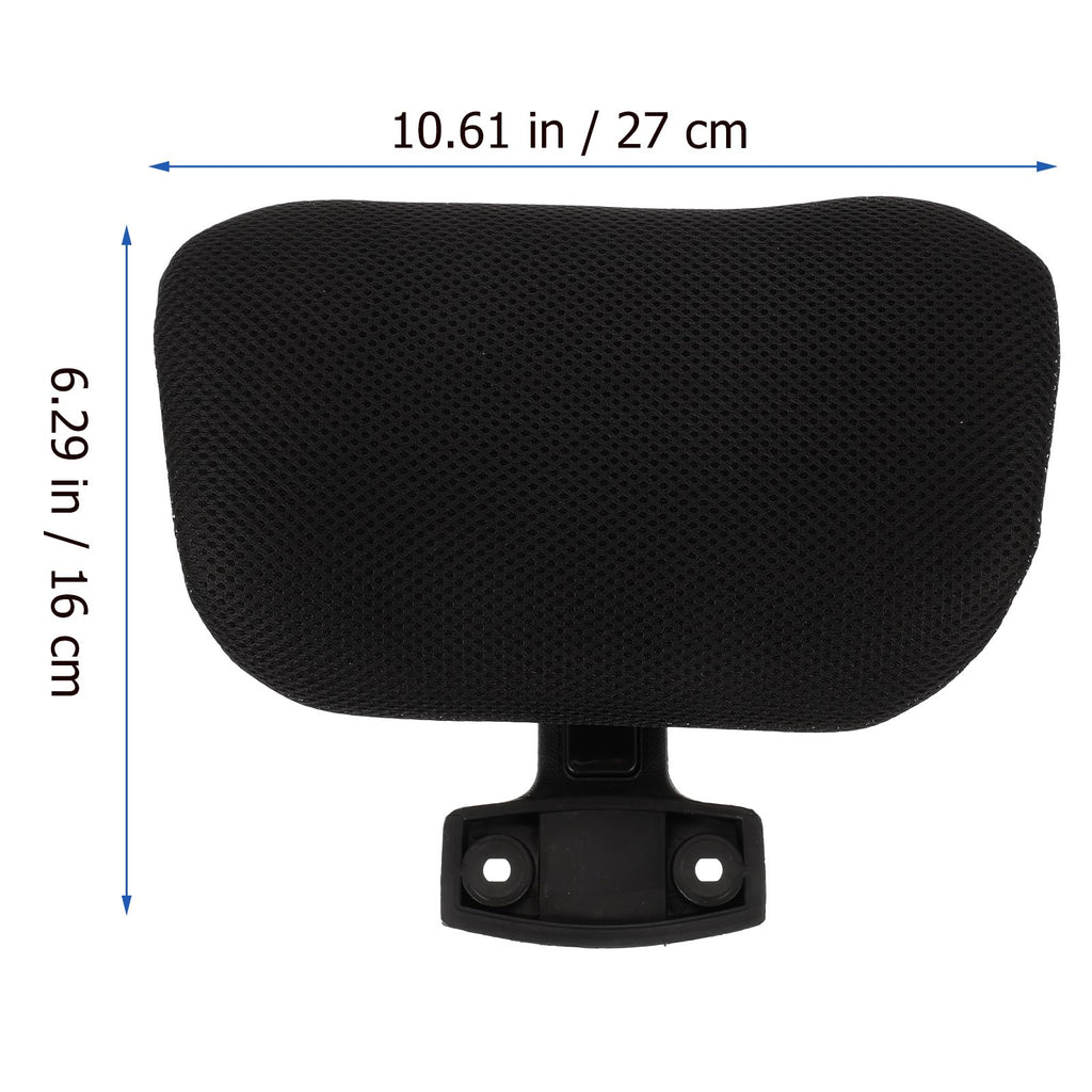 Adjustable Office Chair Headrest 10.62X6.29 Inch Ergonomic Attachable Head Support Cushion for Neck Pain Relief in Home and Office