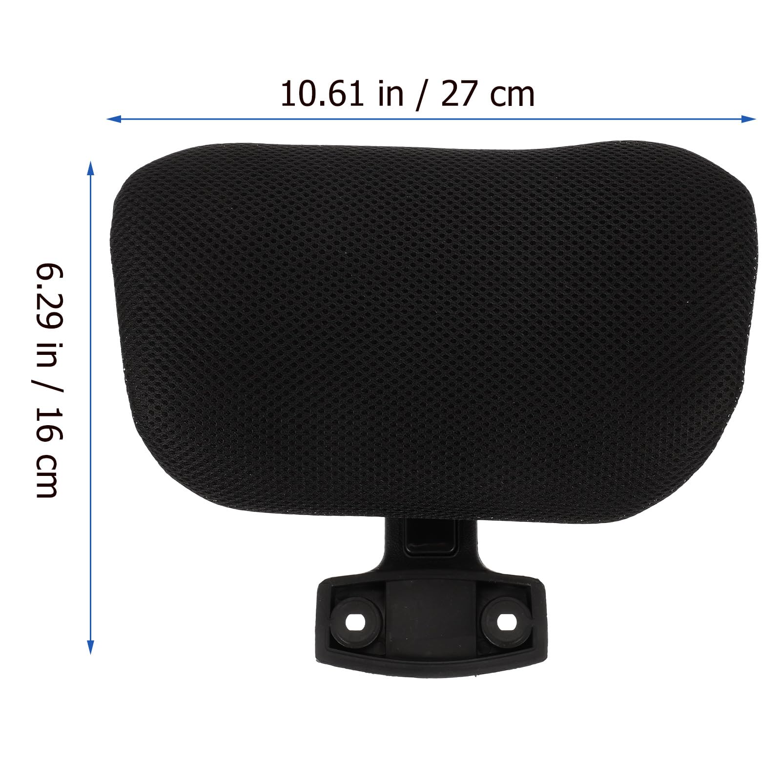 Adjustable Office Chair Headrest 10.62X6.29 Inch Ergonomic Attachable Head Support Cushion for Neck Pain Relief in Home and Office