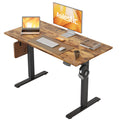 40*24 Inch Height Adjustable Electric Standing Desk, Rustic Brown