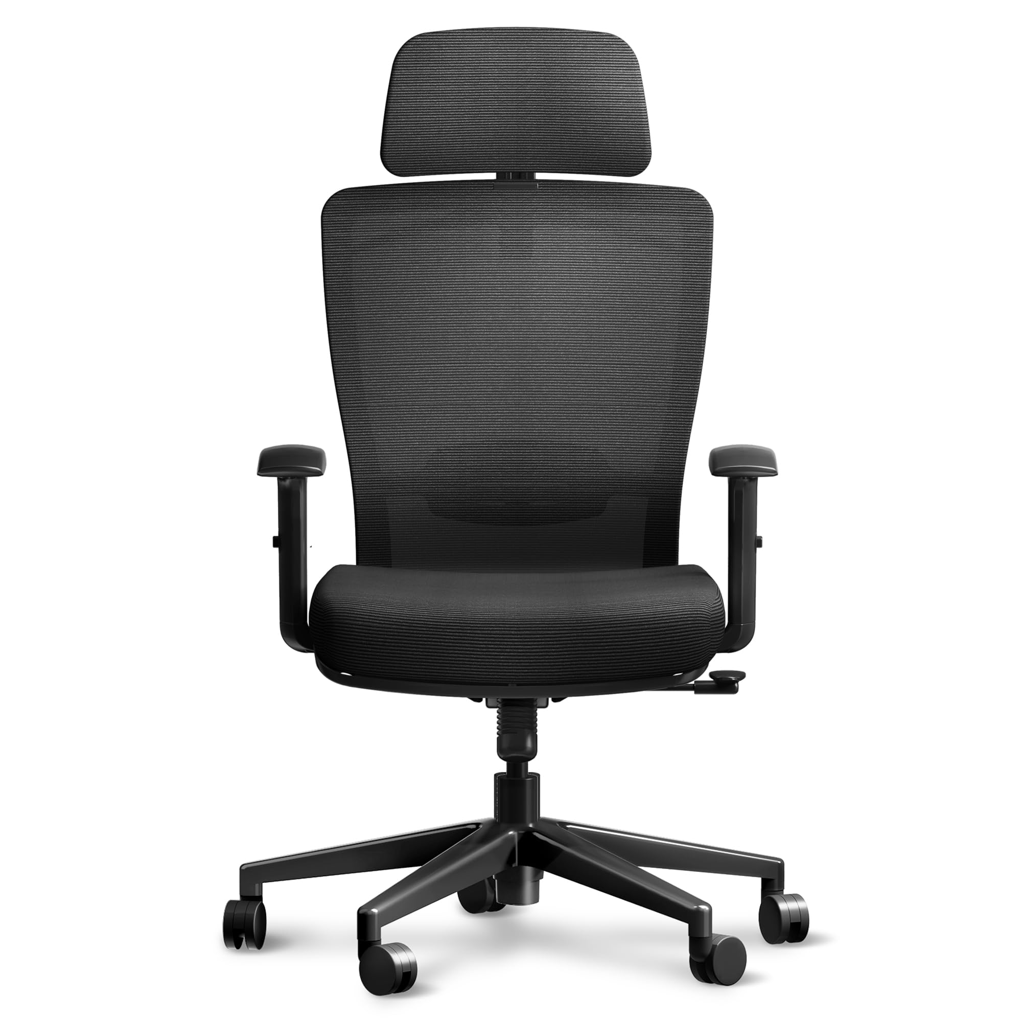 FitStand Ergonomic Office Chair High Back Computer Chair Home Office Desk Chairs with Lumbar Support/Heavy Duty Base/Headrest/Lockable Back, Comfortable Foam Seat Cushion, ErgoChair Pro, Black