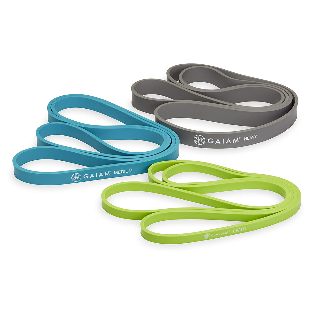 Restore Resistance Training Workout Pull Up Bands 3 Pack - Extra-Strong Durable Progressive Resistance Exercise Loop Cords for Assisted Pull Ups and Strength Bands Training