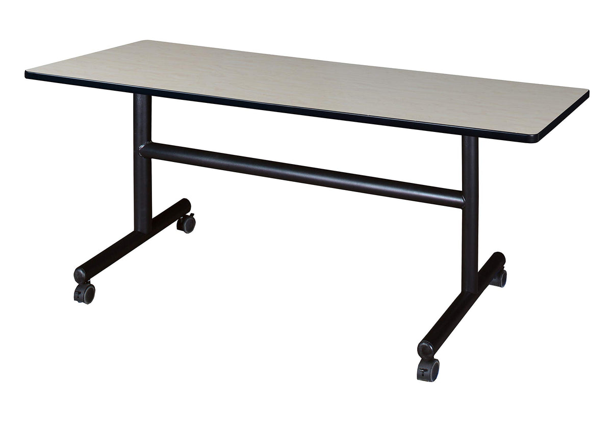 Kobe 60 x 30 in. Flip-Top Training Nesting Table- Maple