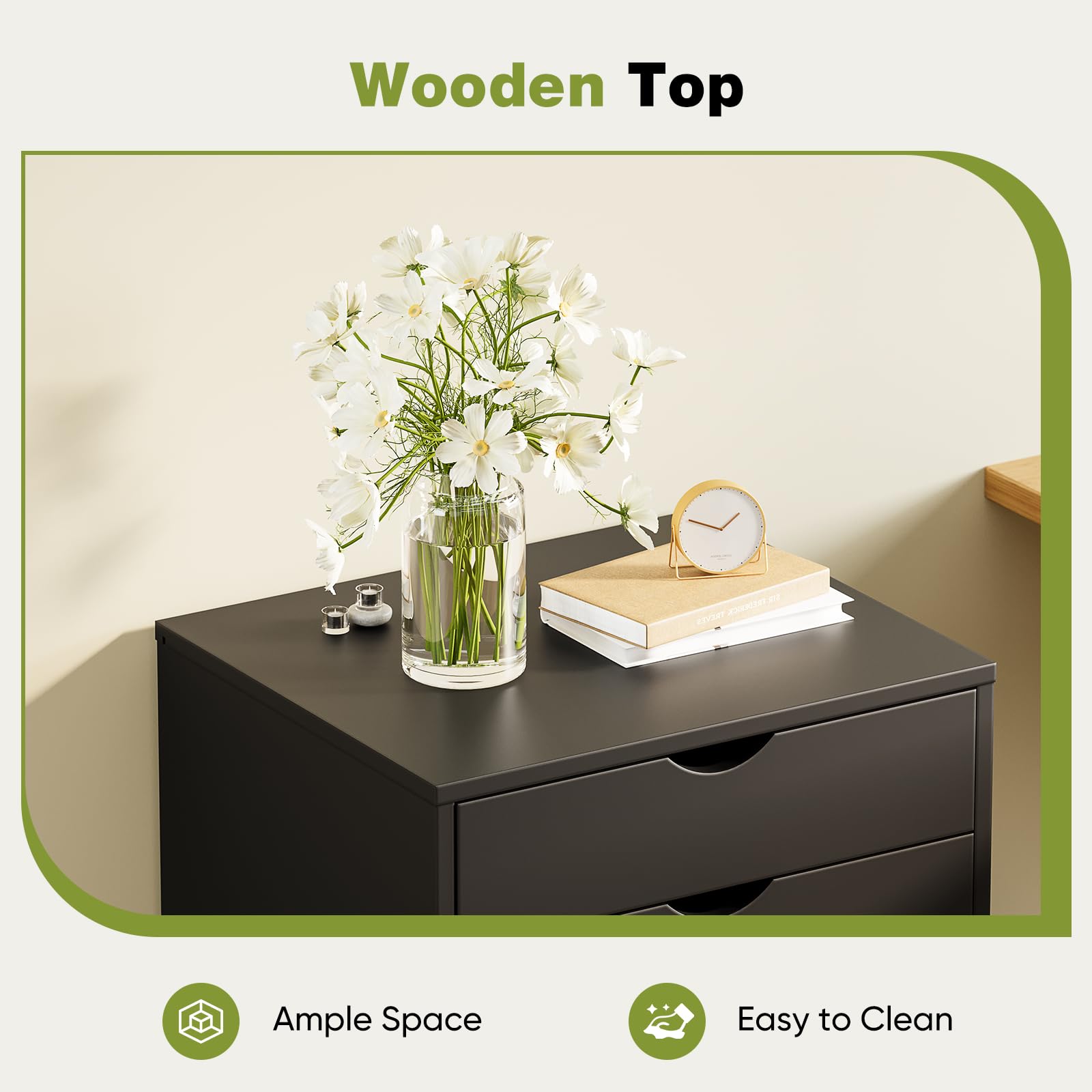 7 Drawer Wooden Dresser, Storage Cabinets, Room Organization