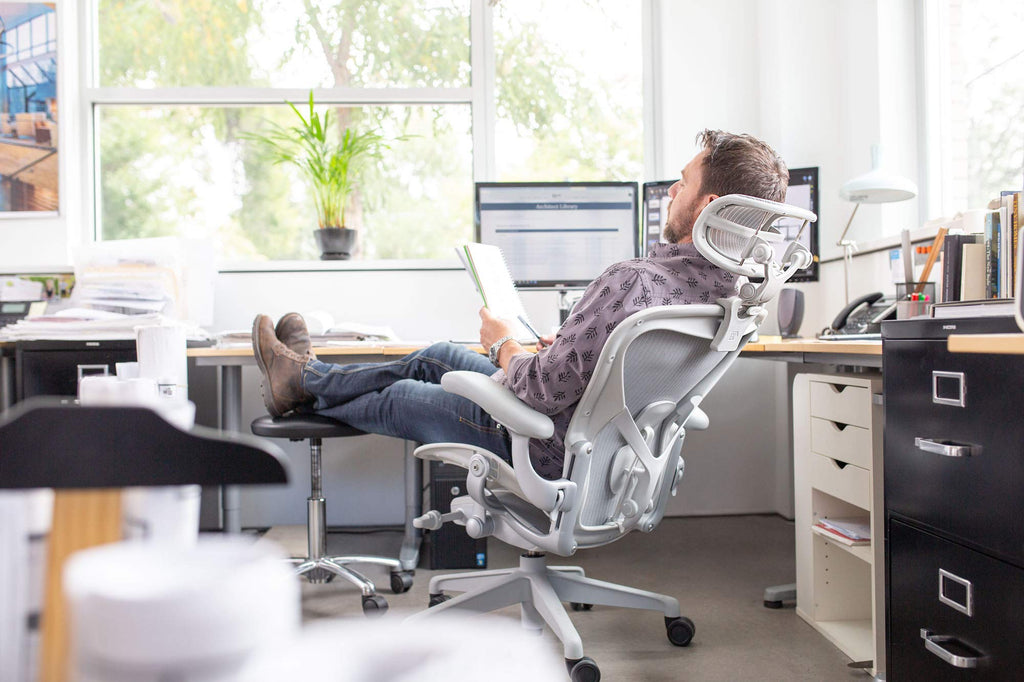 The Original Headrest for The Herman Miller Office Chair (H3 for Classic, Carbon)