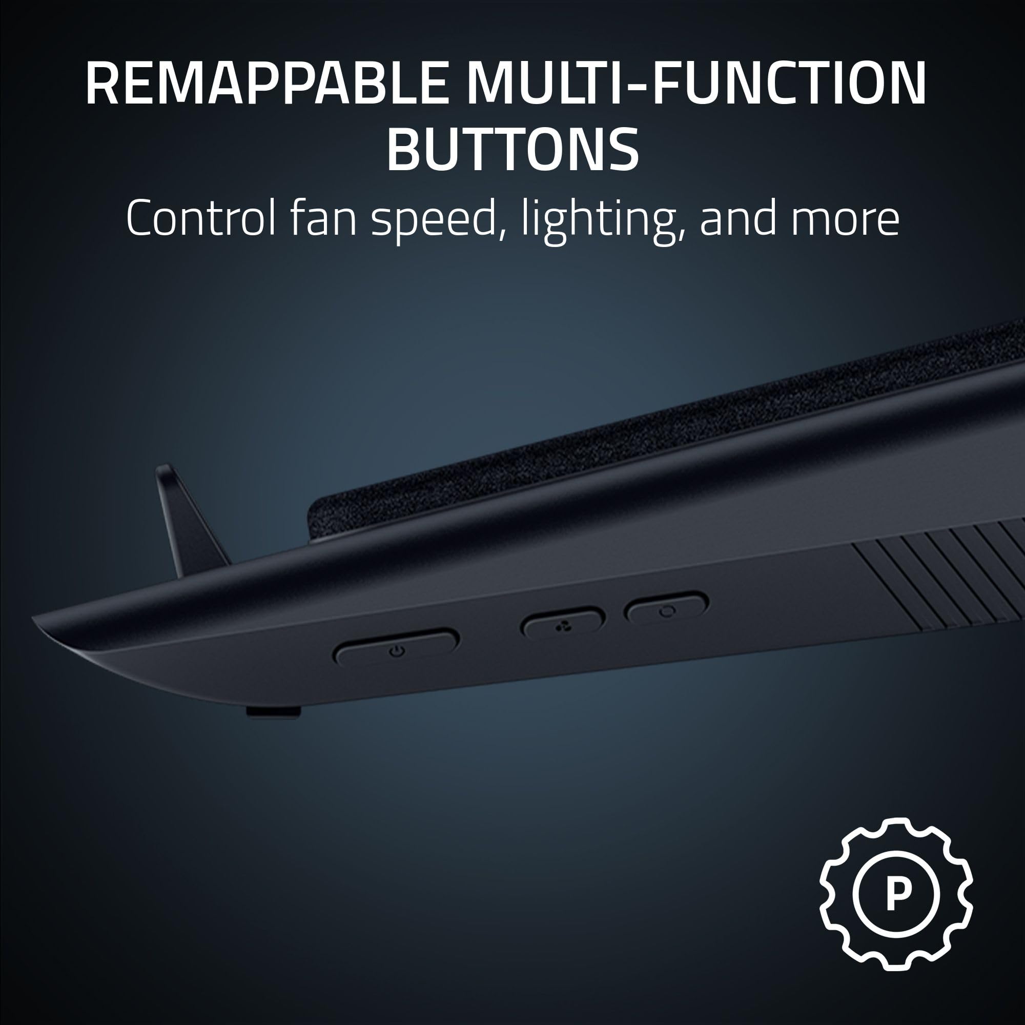 Laptop Cooling Pad: Adaptive Smart - Intelligent Fan Control - Airtight Pressure Chamber - Fits Most Laptops & Macbooks 14” to 18" - Preset & Custom Fan Curves - 3 Port USB Type A - Chroma RGB