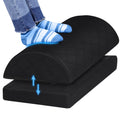 Foot Rest,Desk & Gaming Accessories,Foot Rest for Under Desk at Work,Comfortable Footrest with 2 Adjustable Heights & Removable Cover, Office Desk Accessories（Black-20 in）