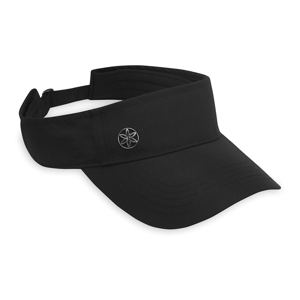 Classic Fitness Sun Visor, Moisture-Wicking, Women (Black)