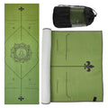Yoga Towels, Non Slip Hot Yoga Mat Towel with Grip Dots,Super-Absorbent Soft Microfiber Yoga Blanket for Pilates, Fitness and Workout 72inch x 24inch Green