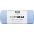 Hot Yoga GoSweat Microfiber Hand Towel in Super Absorbent Premium Placid Blue Suede for Bikram, Pilates, Gym, and Outdoor Sports. 16 x 26.5 inches.