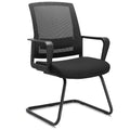 Office Guest Chair with Lumbar Support and Mid Back Mesh Space Air Grid Series for Reception Conference Room