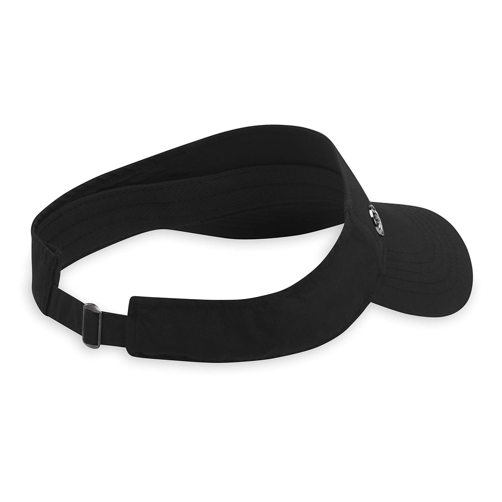 Classic Fitness Sun Visor, Moisture-Wicking, Women (Black)