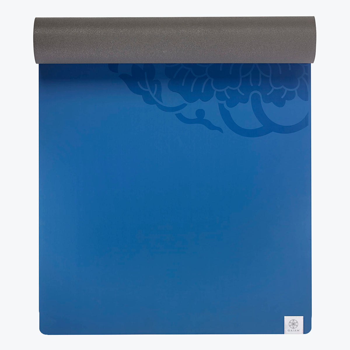 Dry-Grip Yoga Mat, Non-Slip, Hot Yoga (Blue)