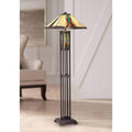 59 1/2" Tall Ranier Mission Night Light Floor Lamp Living Room