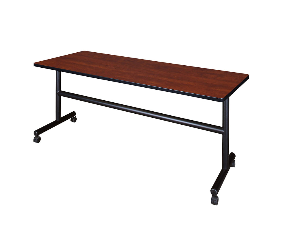 Kobe 72 x 24 in. Flip-Top Training Nesting Table- Cherry