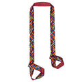 Yoga Mat Strap, Adjustable Durable Yoga Mat Carrier & Stretching Strap, 5.9feet, Multiple Color Choices (Colorful Stripes,5.9feet)