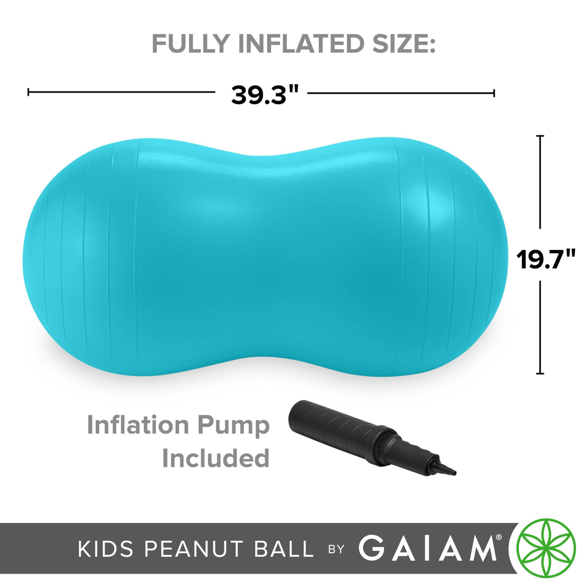 Kids Peanut Ball Chair, Flexible Seating for Classroom (Blue)