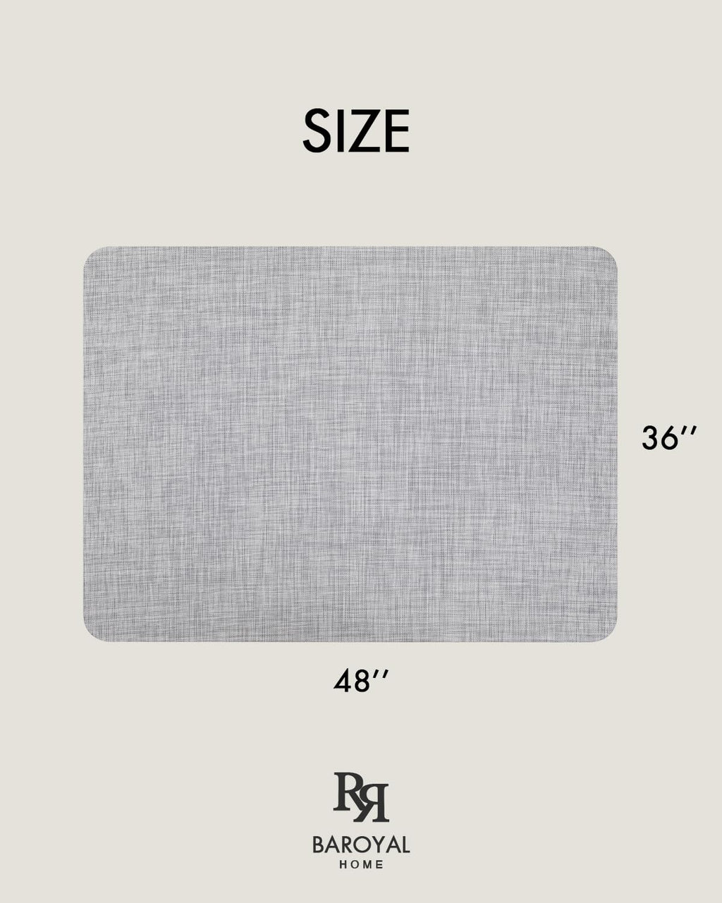 Office Chair Mat for Hardwood Floor Under Desk Computer Rolling Chair Mat for Wood/Tile Floor Non-Slip Heavy Duty Desk Rug PVC Plastic Hard Floor Protector 36" x 48" (Mist)