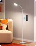 Gooseneck Floor Lamp 1300LM LED Floor Lamps for Living Room White