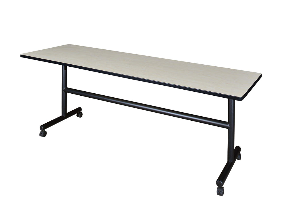 Kobe 84 x 24 in. Flip-Top Training Nesting Table- Maple