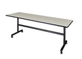Kobe 84 x 24 in. Flip-Top Training Nesting Table- Maple