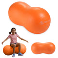 Kids Peanut Ball Chair, Flexible Seating for Classroom (Orange)