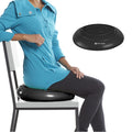Balance Disc Wobble Cushion, 16", Core Stability Seat (Black)