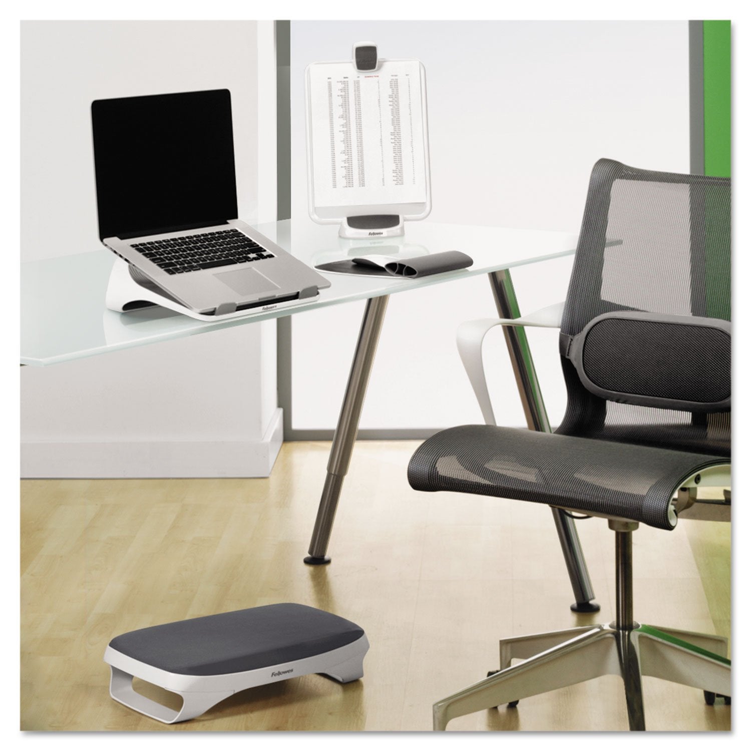 Series Document Lift/Holder, White/Gray