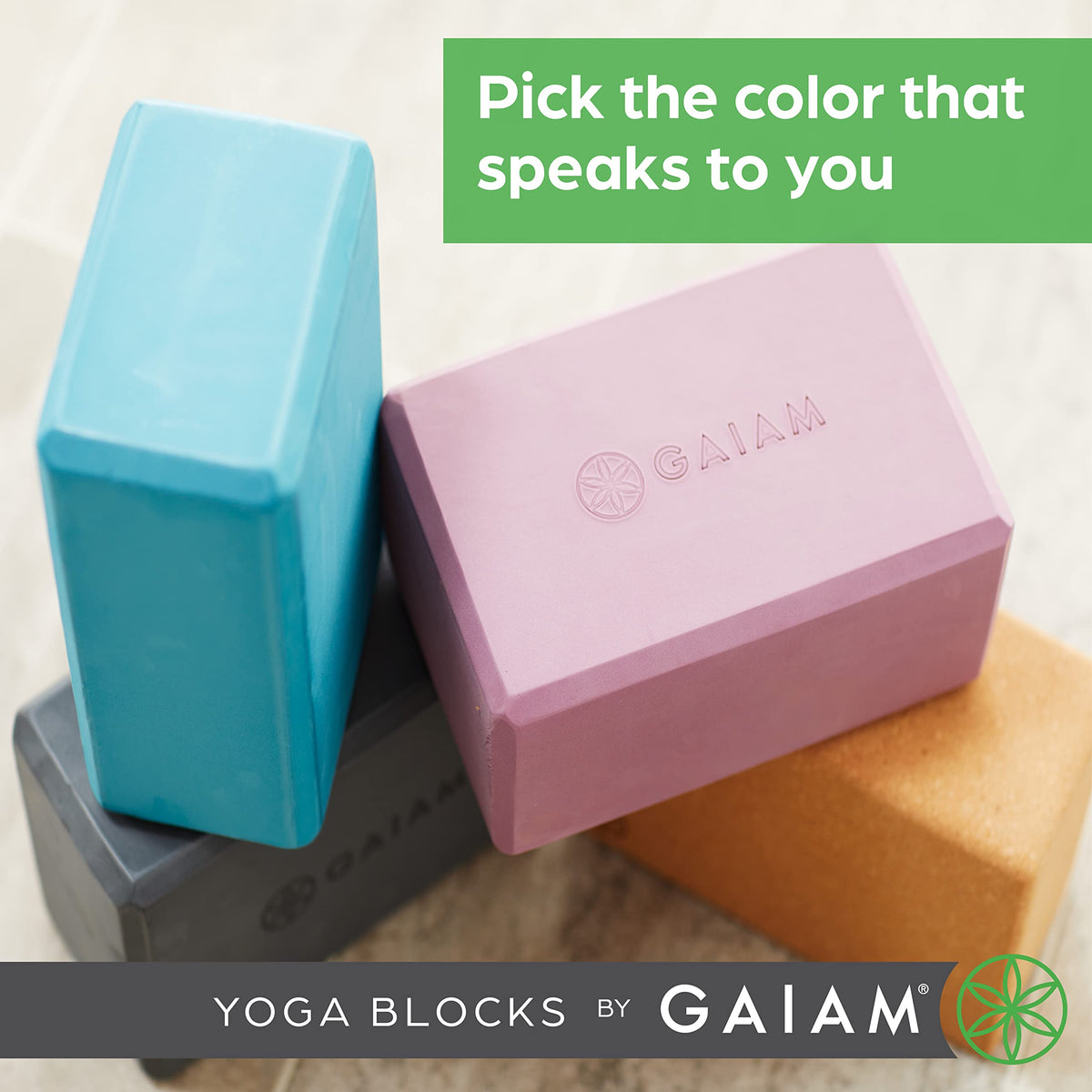 Yoga Block - Supportive Latex-Free EVA Foam Soft Non-Slip Surface for Yoga, Pilates, Meditation (Black), 1 EA