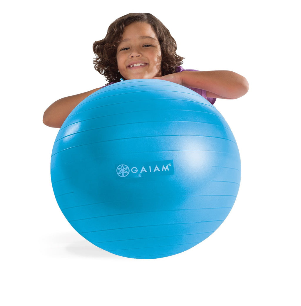 Kids Balance Ball Exercise Stability Yoga Ball, Blue, 45cm