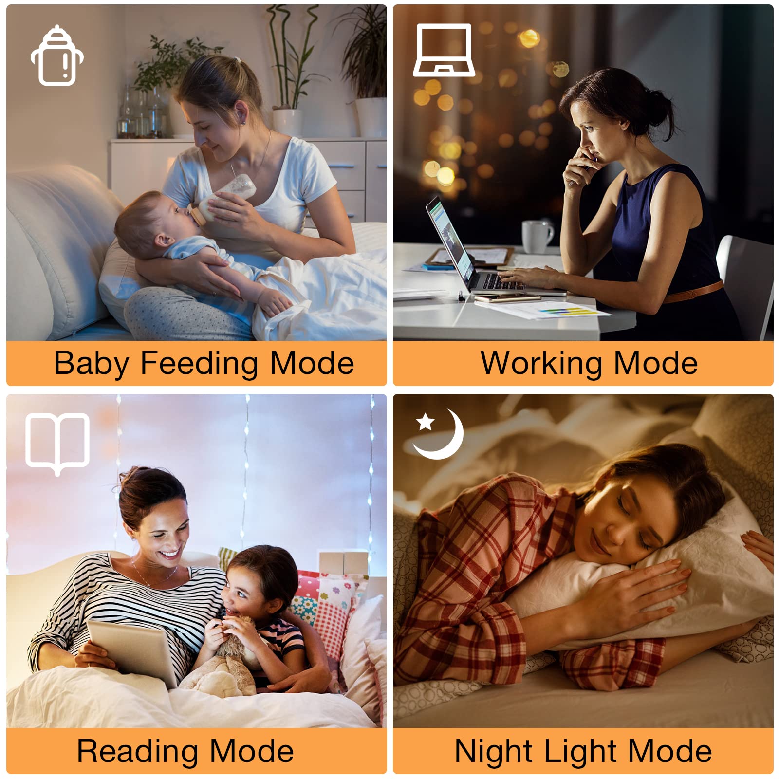 Floor Lamps for Living Room, 64" Modern Floor Lamp with Remote Control and Stepless Dimmable Colors Temperature & Brightness, Standing Lamps for Living Room Bedroom Office, 9W Bulb Included