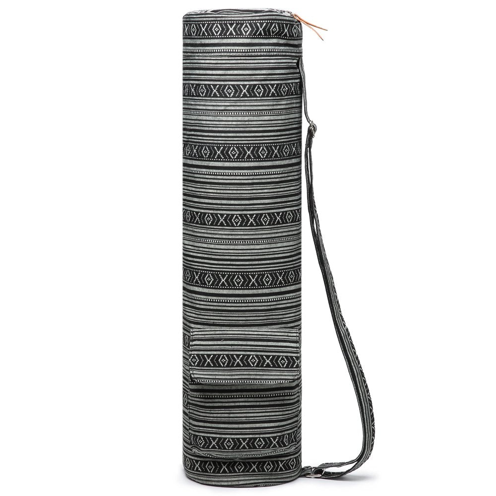 Yoga Mat Bag for Women & Men, Full-Zip Canvas