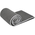 Stickyfiber Hot Yoga Towel - Silicone Backed Yoga Mat-Sized, Absorbent, Non-Slip, 24" x 72" Bikram, Gym, and Pilates - (Gray, Standard)