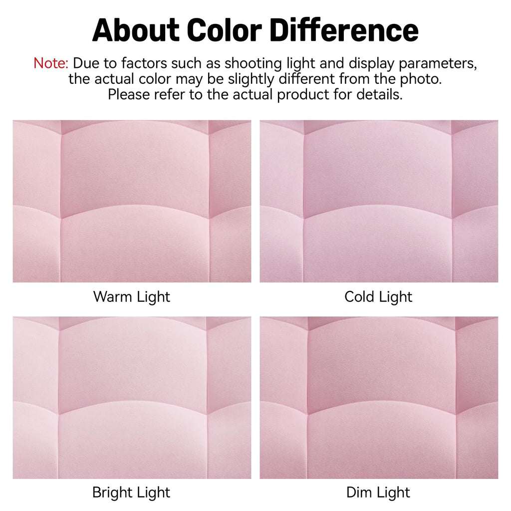 Criss Cross Office Chair with Foot Rest, Big and Tall Criss Cross Chair with Flip-Up Arms and Headrest, 135° Reclining Swivel Velvet Cross Legged Office Chair with Wheels, Cloud Chair for Home (Pink)