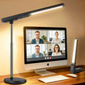 LED Desk Lamp, 3 Color Modes & Dimmable Brightness, Rechargeable Battery-Powered Reading Lamp, Portable Makeup Light, Desktop Lighting for Office, Reading, Puzzles, Working, Night Light