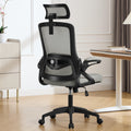 Ergonomic Office Chair, 400 LBS Computer Chairs with Adjustable Lumbar Support, Breathable Mesh Desk Chair Ergonomic with Thickened Cushion, Comfy Home Office Desk Chair (Dark Gray)