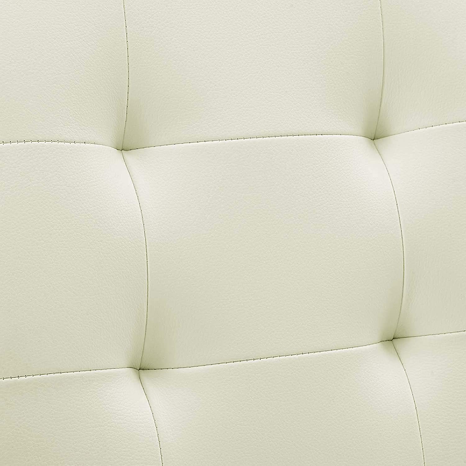 Prim Ribbed Armless Mid Back Swivel Conference Office Chair In White