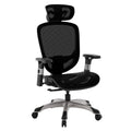 Ergonomic Task Chair, Mesh, Ergonomic, Lumbar Support, Swivel, Black