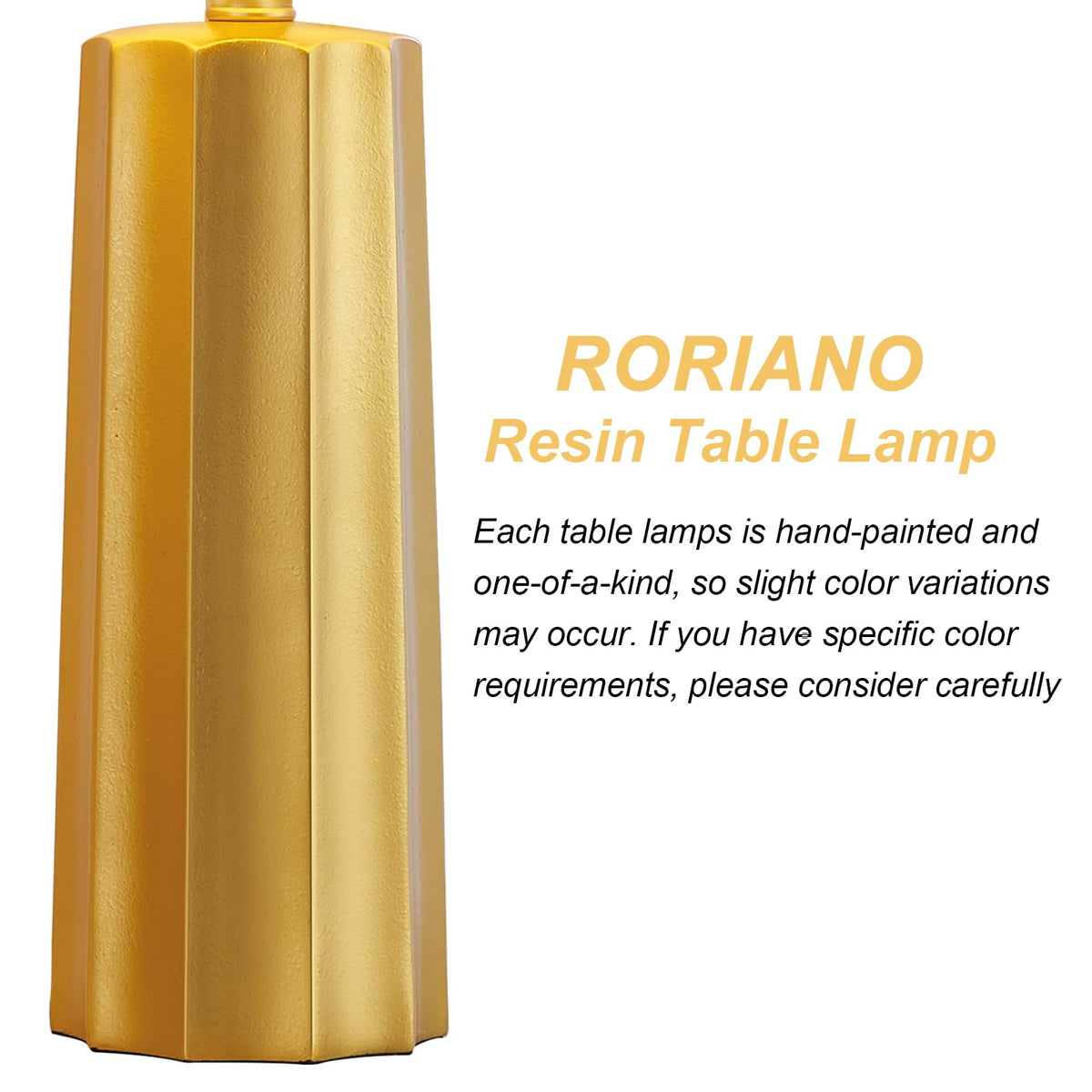 Set of 2 Modern Table Lamps for Living Room Bedroom, Gold Nightstand Resin Lamps with Black Grid Shade, Contemporary Desk Lamps for Bedside End Tables, 2 Bulbs Included (Gold)