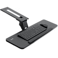 Adjustable Computer Keyboard and Mouse Platform Tray, 34 x 10 inch Ergonomic Under Table Desk Mount Drawer Underdesk Shelf, Black,