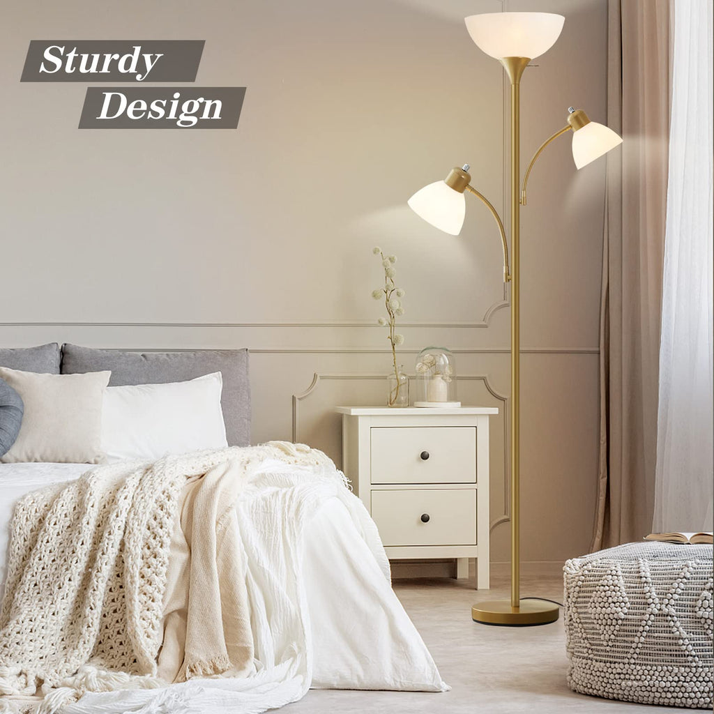 Floor Lamps for Living Room, 72" Tall Standing Lamps, Torchiere Lamp
