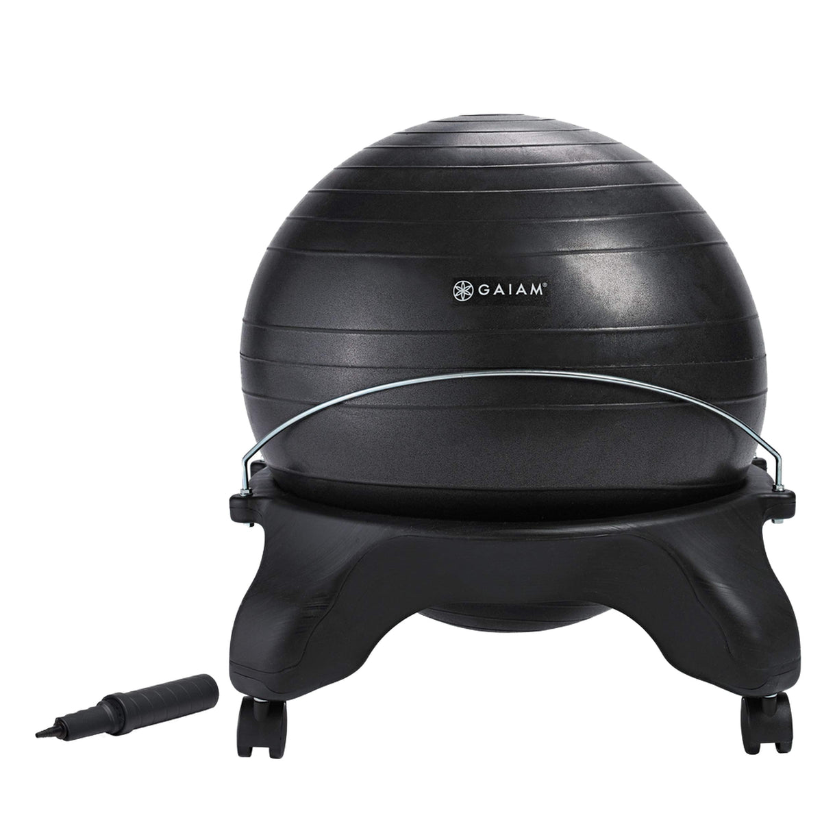 Classic Backless Balance Ball Chair, Charcoal