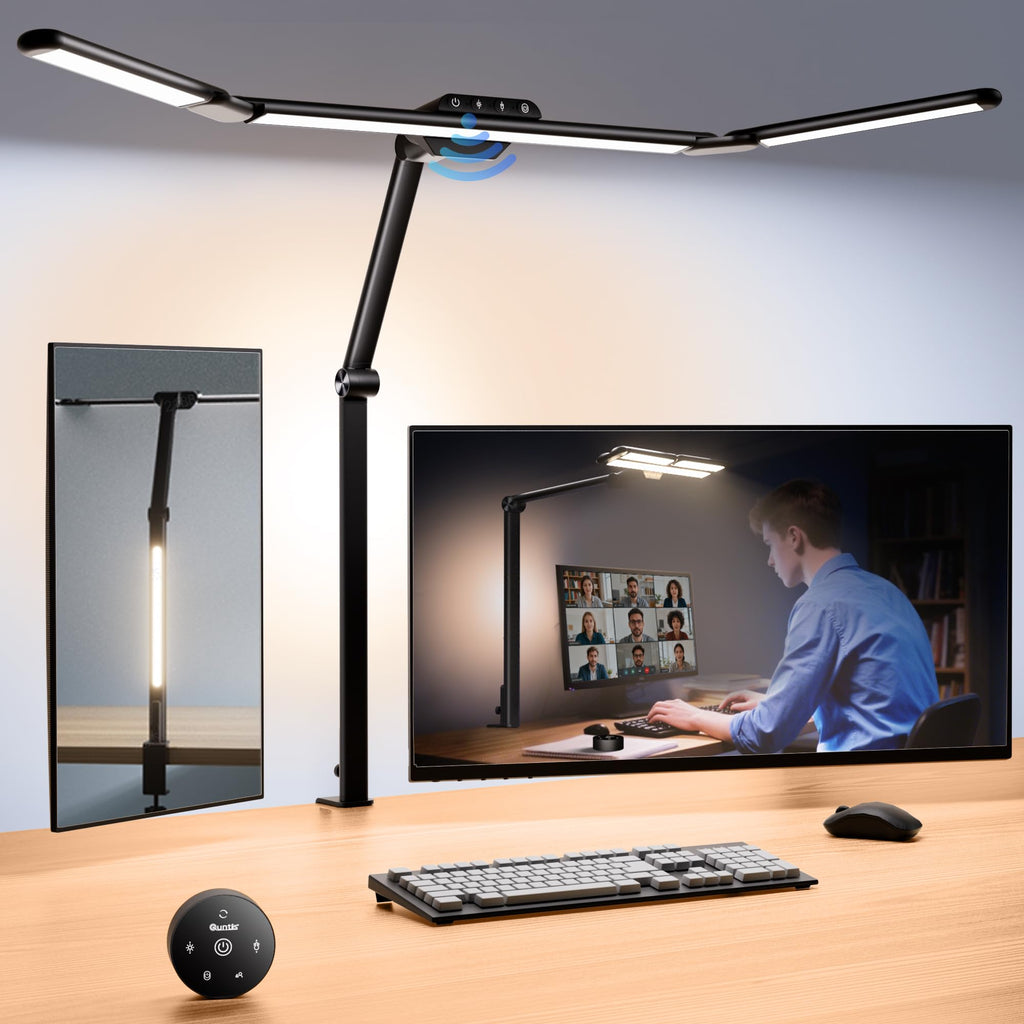 32.3" Eye Care Architect Desk Lamps with Clamp for Office Home Dorm