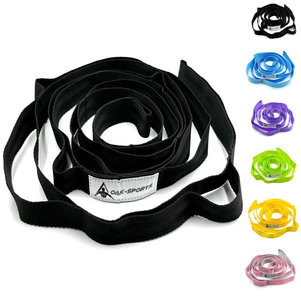 Stretching Strap Yoga Strap with Loops for Physical Therapy, Non-Elastic