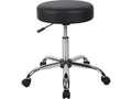 Antimicrobial Vinyl Medical Spa Stool in Black