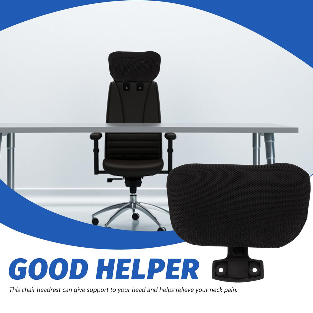 Adjustable Office Chair Headrest 10.62X6.29 Inch Ergonomic Attachable Head Support Cushion for Neck Pain Relief in Home and Office
