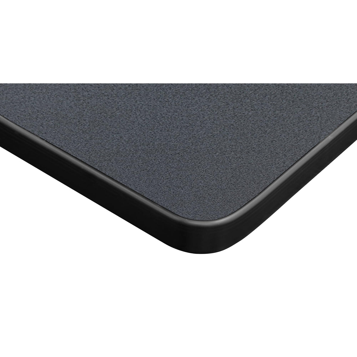 Kobe 60" x 30" Flip Top Mobile Training Table with Modesty- Grey