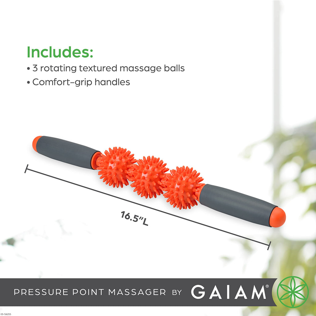 Restore 05-58255 Pressure Point Muscle Roller Massage Stick (Colors may vary)