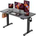 Height Adjustable Electric Standing Desk, 48 x 24 Inches Sit Stand up Desk, Memory Computer Home Office Desk, Grey